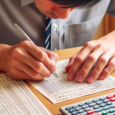 filling out betting slip